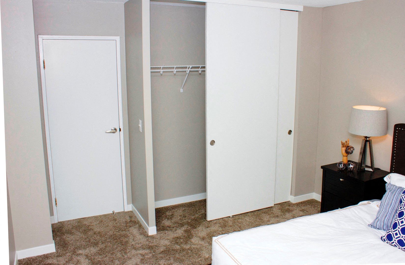410 Apartments Model Bedroom Closet